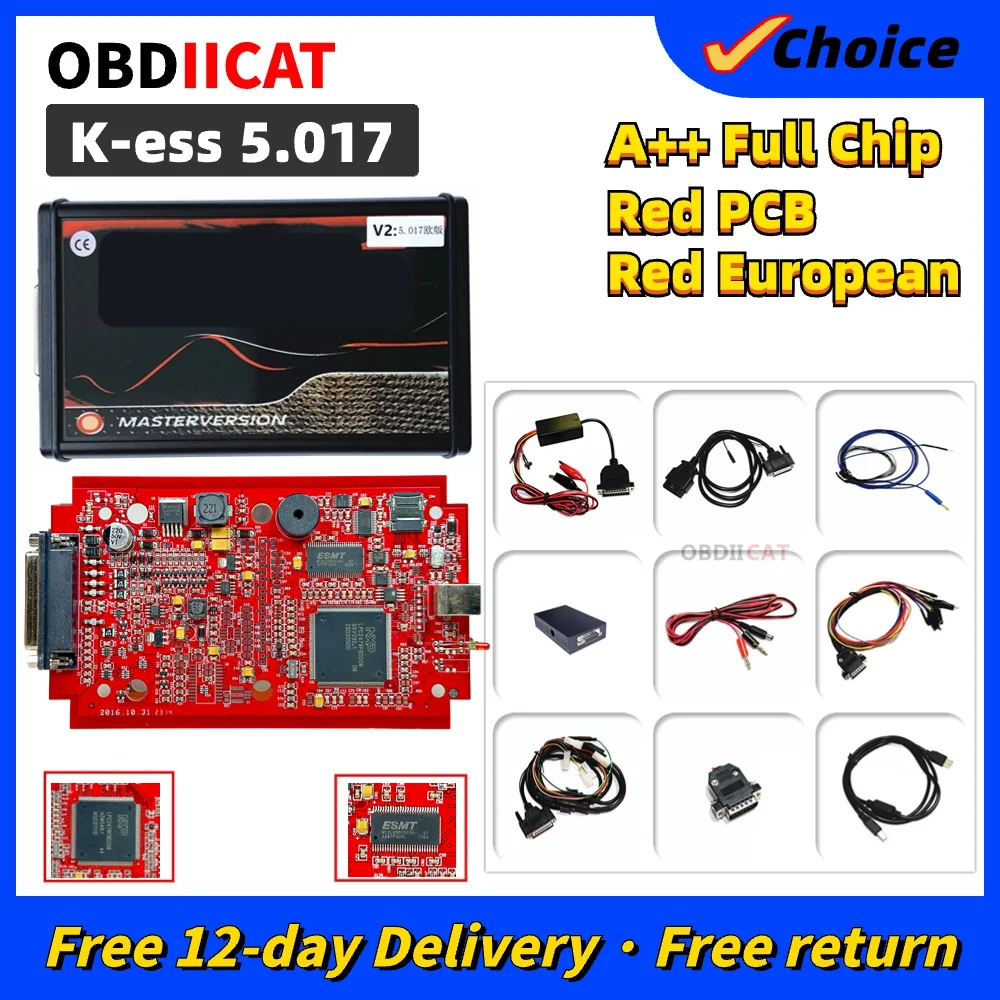 

New Unlock K-ESS 5.017 2.80 K-t-ag 7.020 2.25 4LED Online KE-SS Support Car Truck Up To 140 Protocols ECU Tool