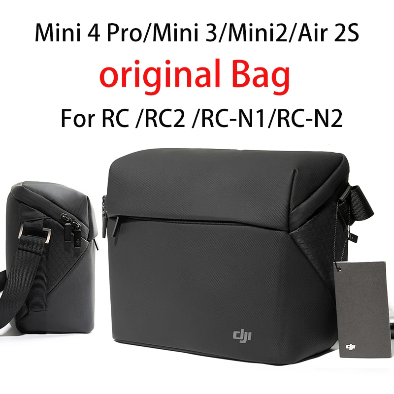 DJI-Bolsa de almacenamiento para Dron Air 2s, bolso de hombro negro, Mini 3/Mini 2, bandolera negra