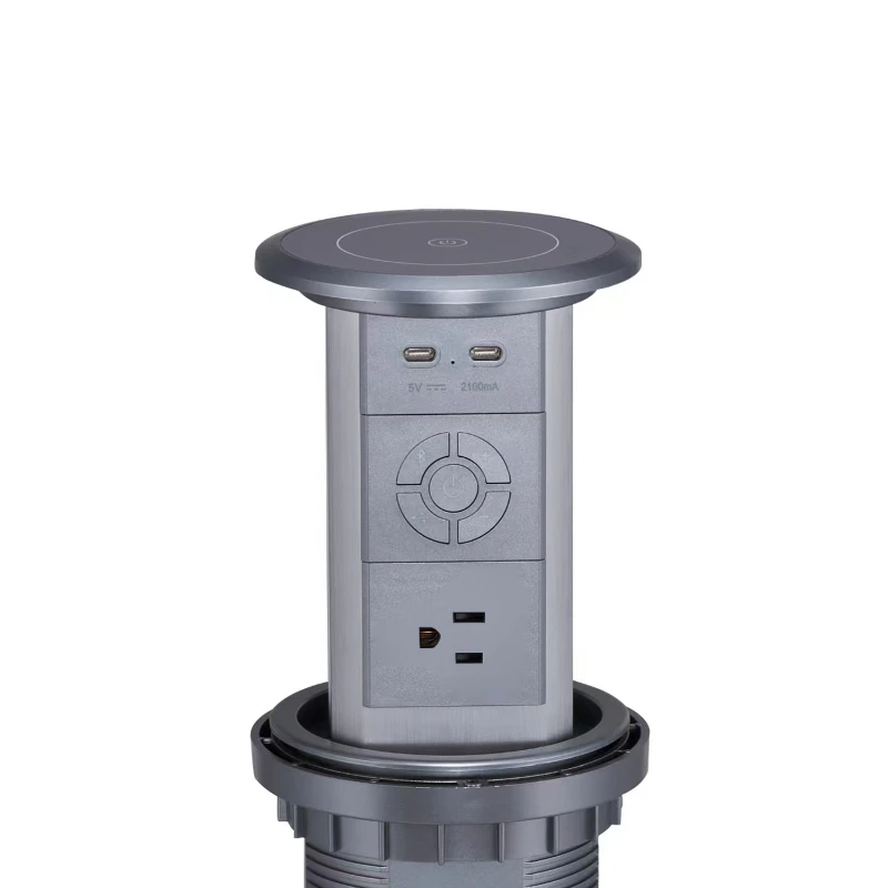 

Multifunctional bluetooth audio lift embedded electric socket desktop power strip