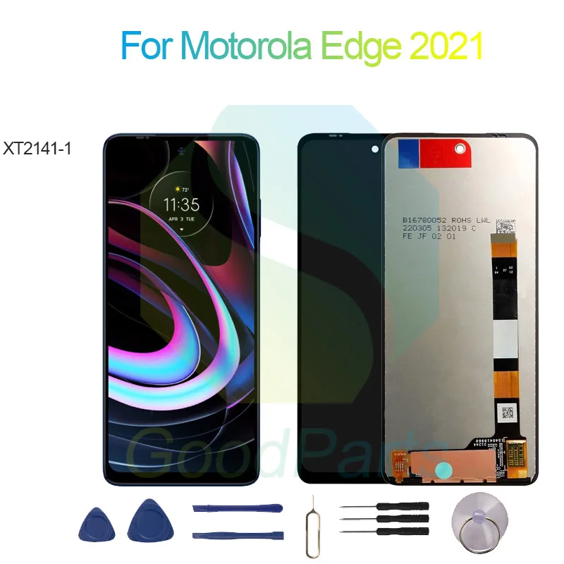 

For Motorola Edge 2021 Screen Display Replacement 2460*1080 XT2141-1 For Moto Edge 2021 LCD Touch Digitizer