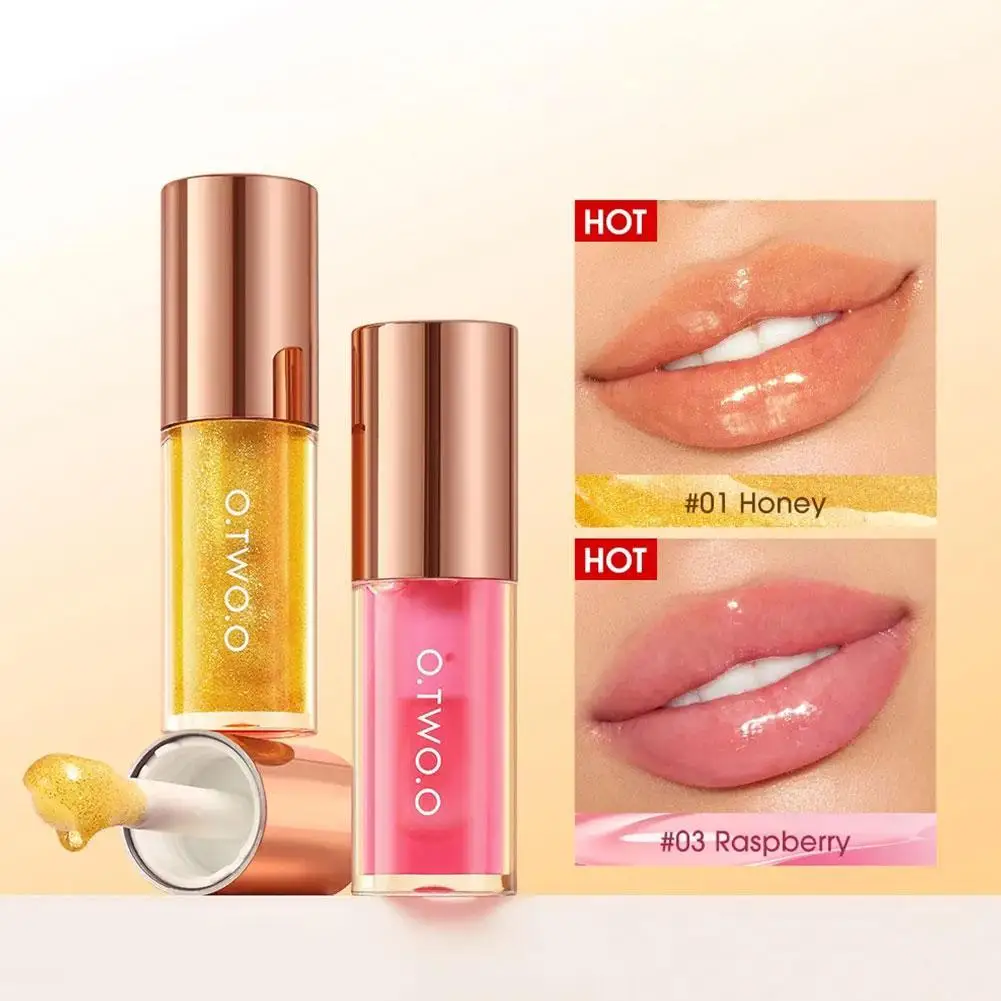 Hydrating Lip Oil Gloss Lip Plumper Makeup Moisturizing NonSticky Sexy Water Glossy Glitter Primer Tint Lip Balm Care Cosmetics