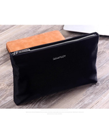 New Men's Canvas & Oxford Cloth Large-Capacity Stylish Nylon Clutch Bag - Plain Version Document Envelope Bag