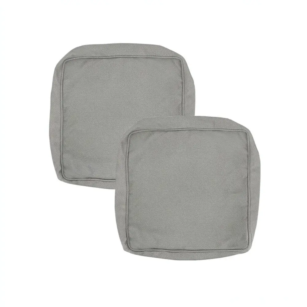 Durable Olefin Fabric Patio Cushion Covers Light Gray Protective Replacement Case For Outdoor Terrace Sofa Seats