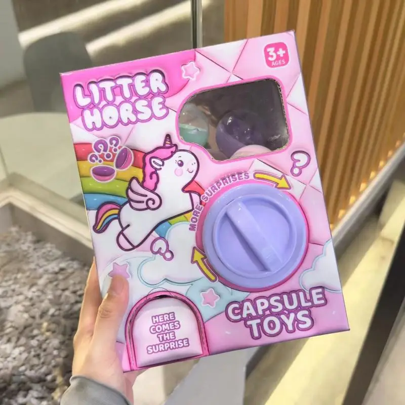 

Anime My Little Pony Twist Egg Machine Fun Egg Blind Box Fun Egg Doll Twist Egg Machine Christmas Halloween Birthday Gifts