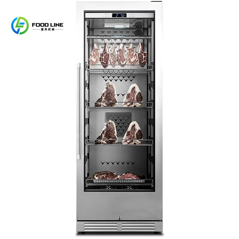 

Холодильный шкаф для сухого вызревания мяса из нержавеющей стали, настраиваемый, для говядины, горячая продажа