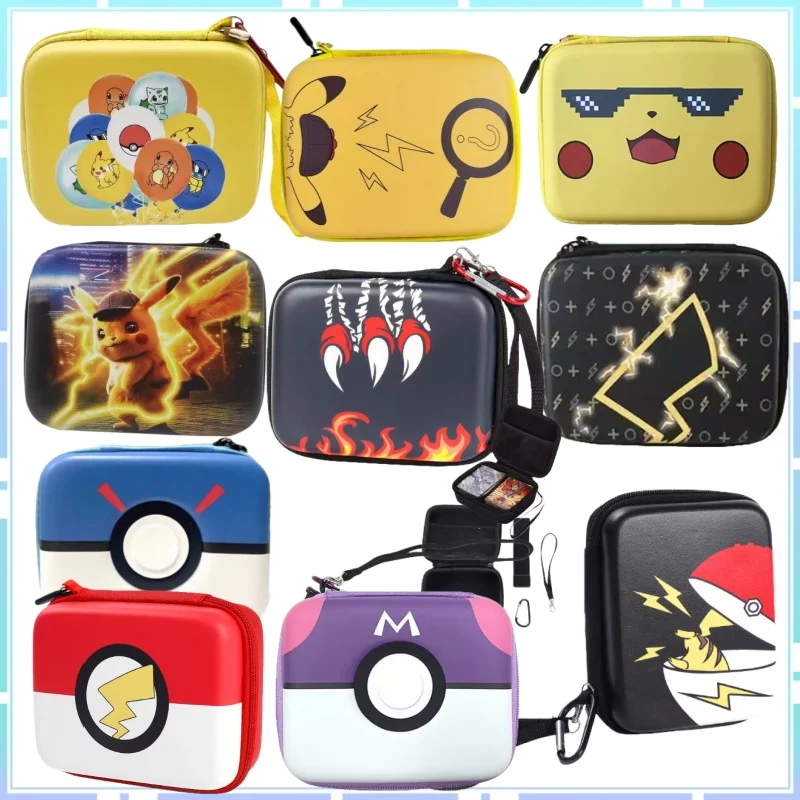 

Super Ball Yellow Lightning Card Album Binder Game Collection Card Holder Top List Folder Postcard Storage Zipper Display Bag