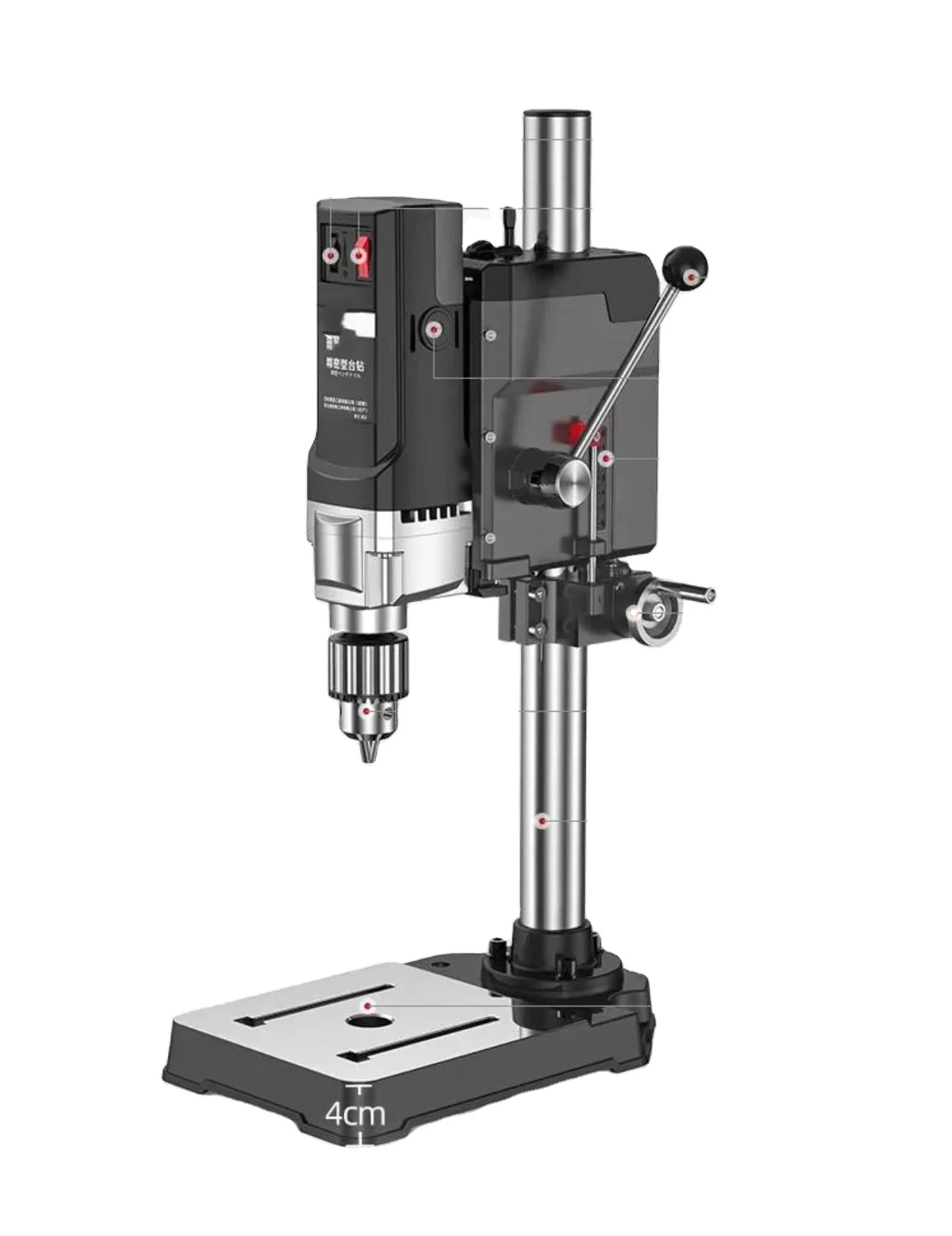 Precision Column High Speed Drilling Machine Micro Bench Drill Mini Household Multi-Tool 220V High Power Pure Copper Bearing