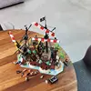 2545PCS 재고 있음 바라쿠다 베이 빌딩 블록의 해적 군함 요트 캐리비안 Adventuret 벽돌 장난감 아이 성인 선물 2
