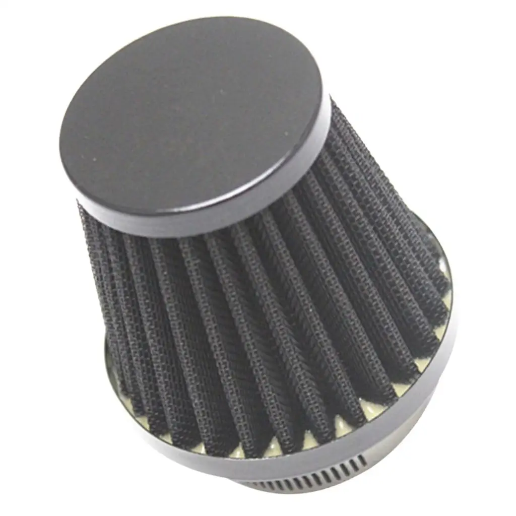 

35mm Motorcycle Motorbike Scooter Dirt Bike Air Intake Filter Cleaner Black