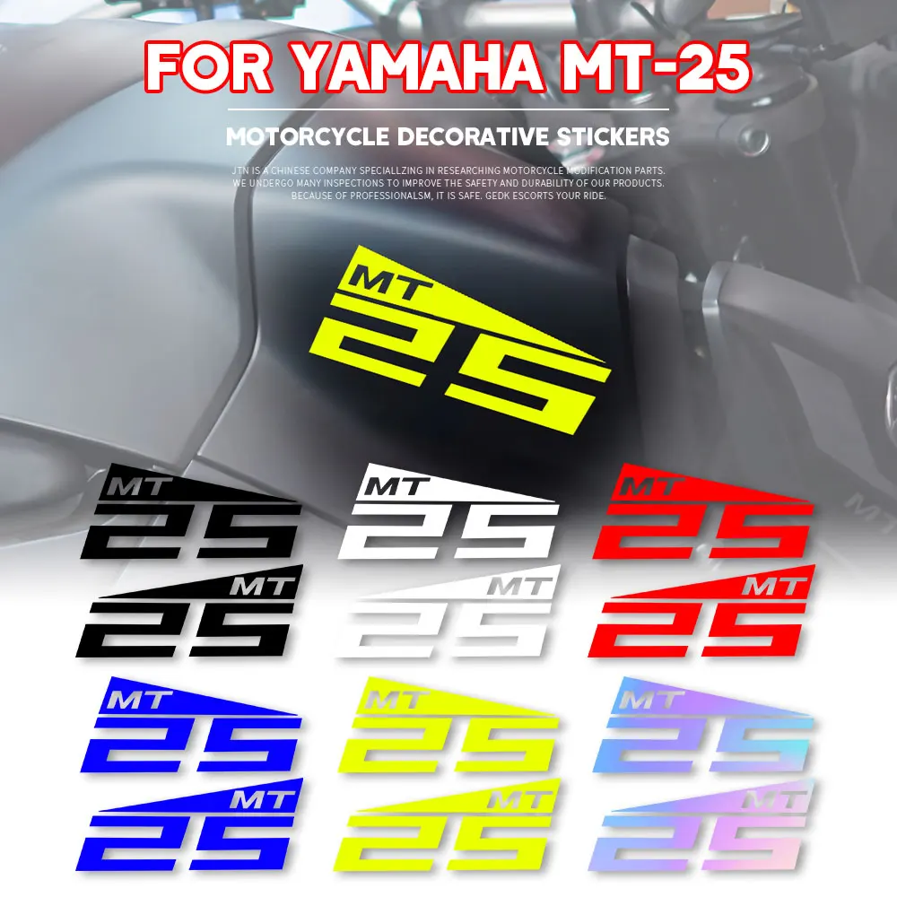 

MT25 MT03 MT07 MT09 Motorcycle Fuel Tank Sticker Waterproof Decal For YAMAHA Universal Vinyl Moto Body Stickers Accessories
