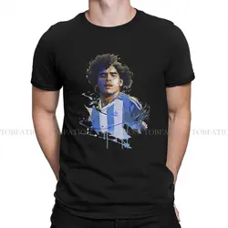 Maradona 100% Cotton TShirts The King Print Homme T Shirt New Trend Tops