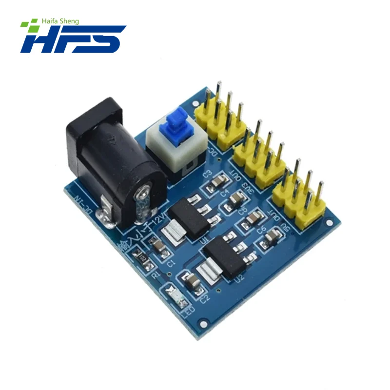 Multi Output Voltage Conversion Power Module, DC-DC 12V a 3.3V, 5V, 12V