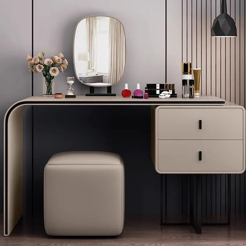 Classic Nordic Vanity Table Modern Luxury Home Makeup Vanity Table Girls European Bedroom Comoda Pra Quarto Furniture