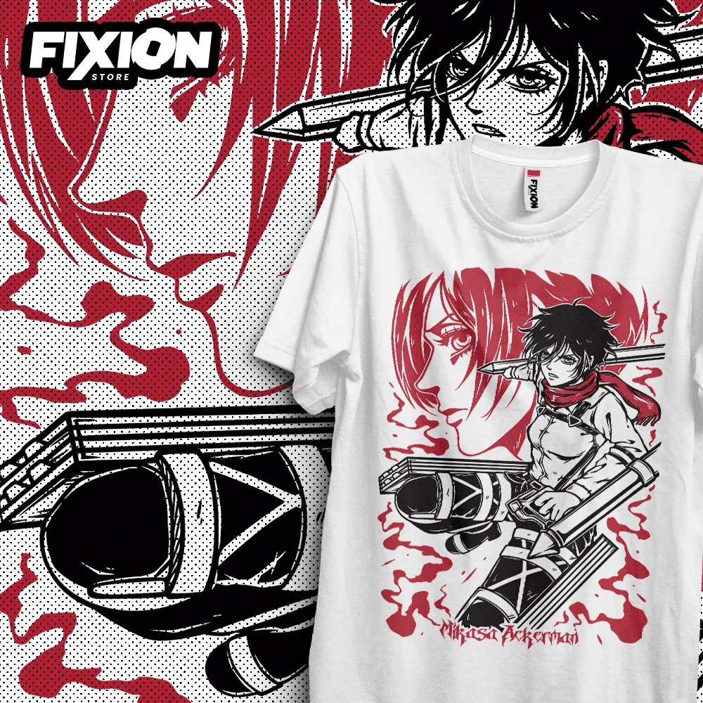 T-shirt Manga Shingeki no Kyojin 2023 Mikasa, en coton, toutes tailles, cadeau pour amoureux de l'anime