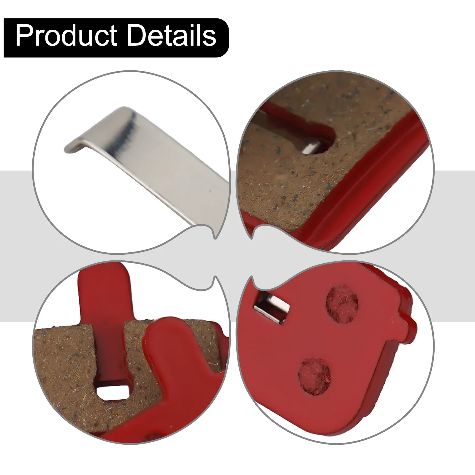 

Bicycle Brake Pads Set TONGLI-8 2pcs Bike Components Low Disk Wear MTB Mountain Bike Replace Tools Replacement