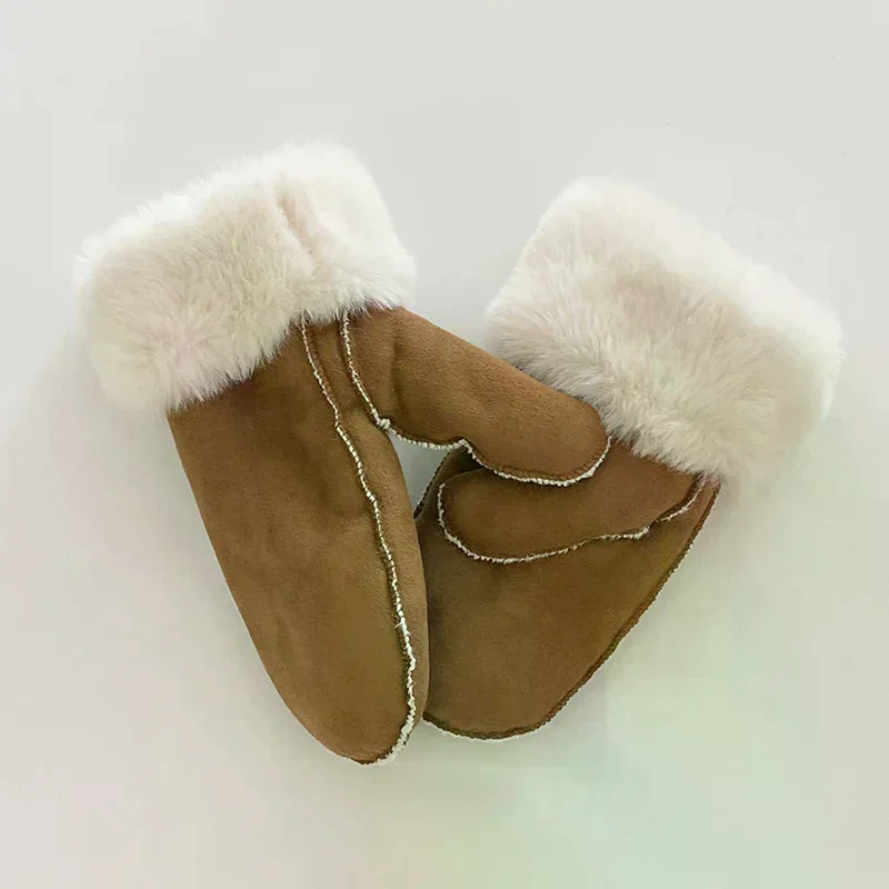 

Осенне-зимние утолщенные уличные ветрозащитные лыжные перчатки, теплые универсальные холодные перчатки