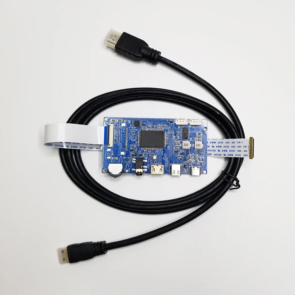 Mini HDMI zu EDP 30Pin/40Pin IPS Bildschirm 60Hz LCD Treiber Controller Board Monitor Laptop TYPE-C 1366*768 1920*1080 2560*1440 1600