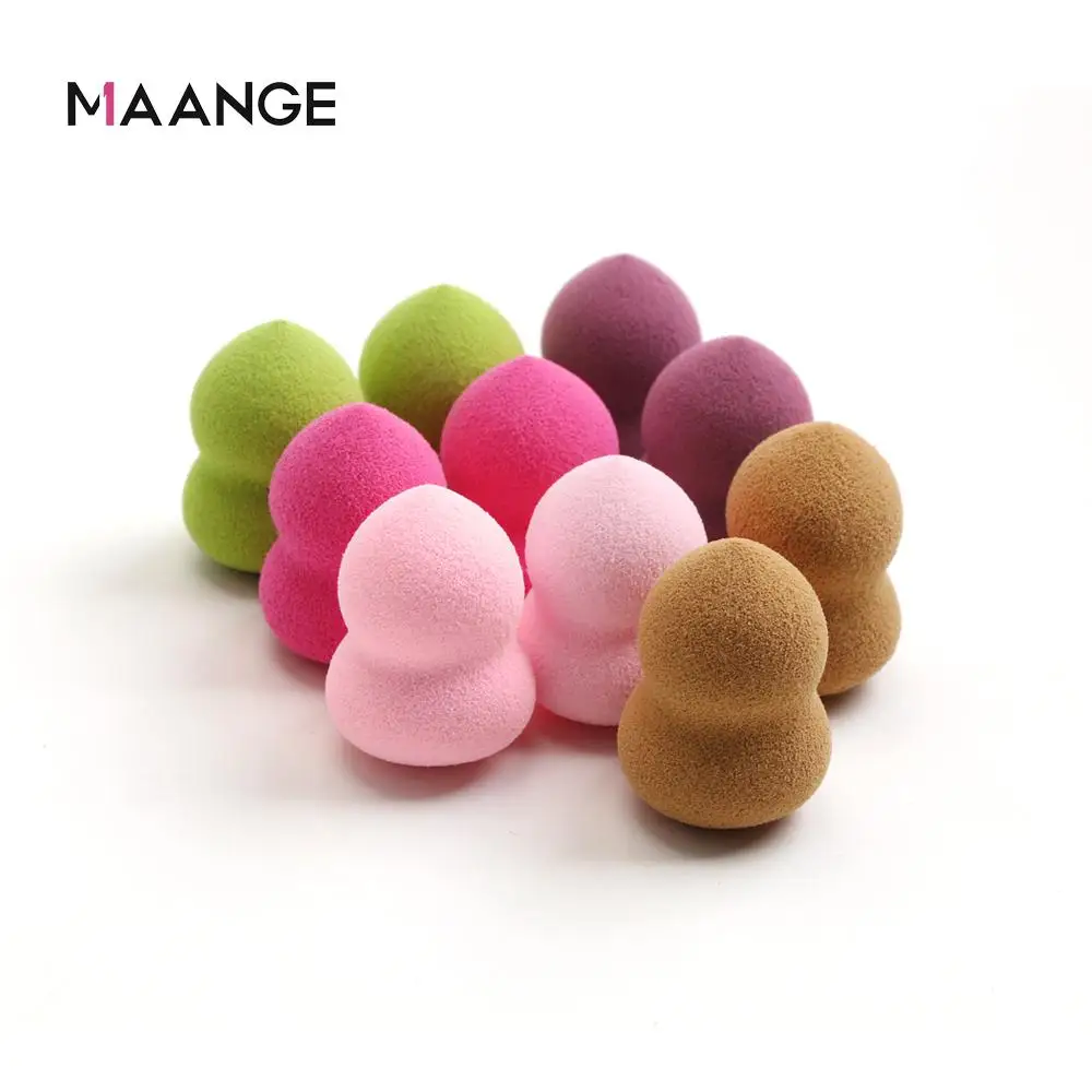 10/Set Super Mini Cosmetic Puff Powder Puff Smooth Women's Makeup Foundation Sponge To Make Up Tools Water-drop Shape