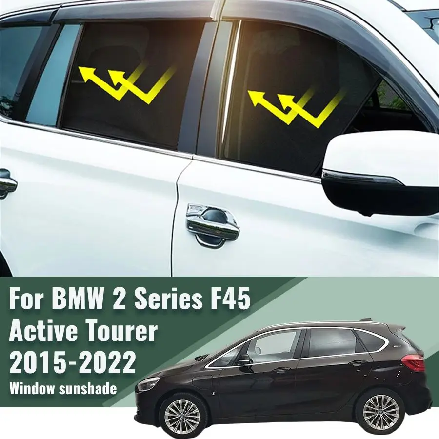 

For BMW 2 Series F45 Active Tourer 2013-2021 218i 220i Car Sunshade Visor Front Windshield Curtain Rear Side Window Sun Shade