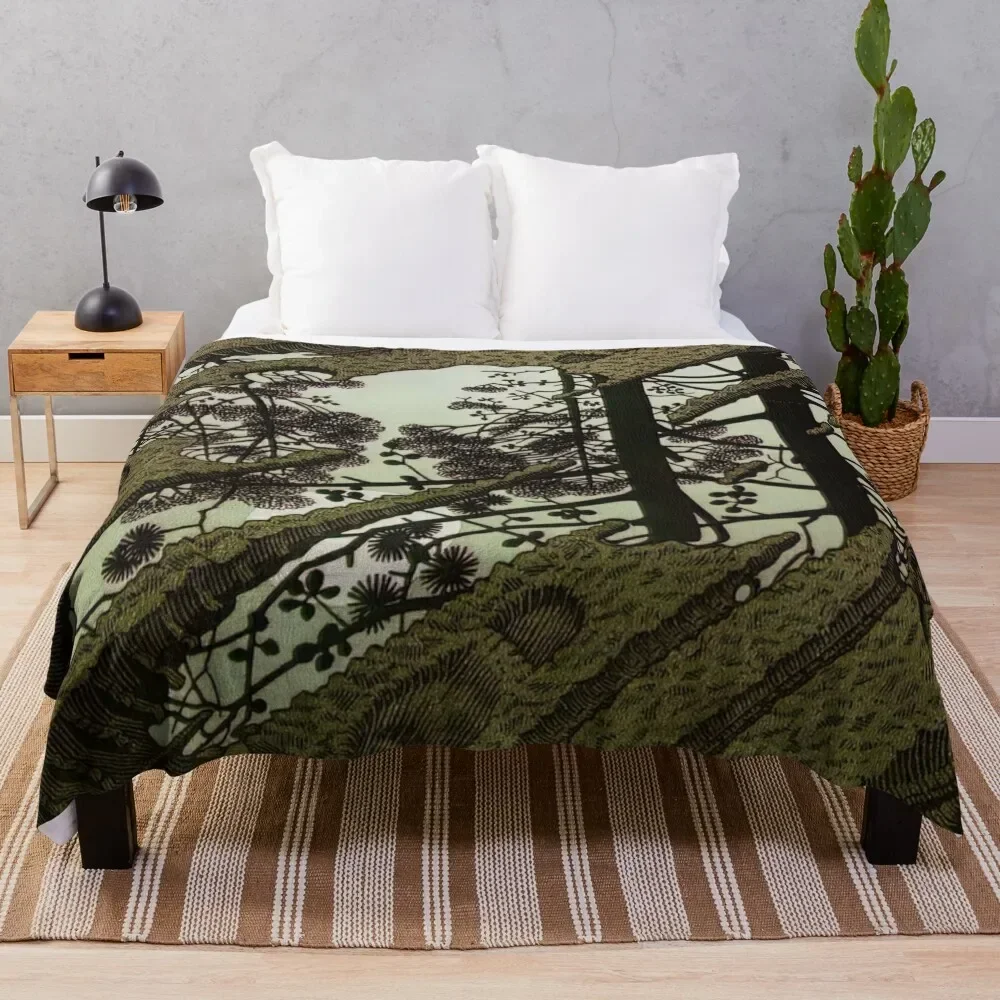 

Puddle by M.C. Escher Throw Blanket Furrys Hair Tourist Blankets