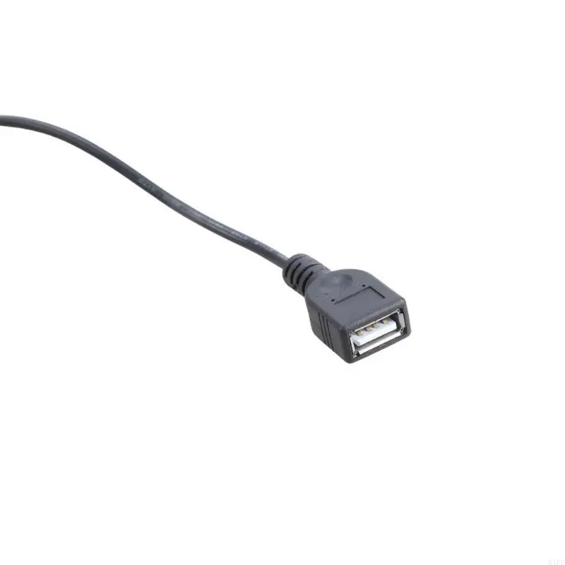 E1PF DC12V 24V Steps Down To 5V 3A USB Power Converter USB Car Compatible for Electronics Charging Needs 13cm Input