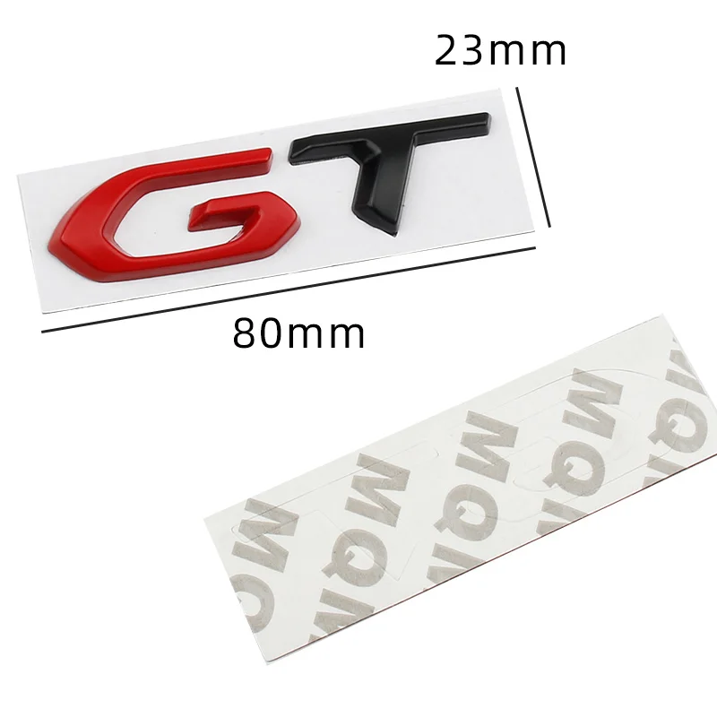 Car 3D Metal GT Logo Decals Sticker For Peugeot 308 407 106 205 206 208 3008 5008 108 406 408 306 Trunk Emblem Badge Stickers