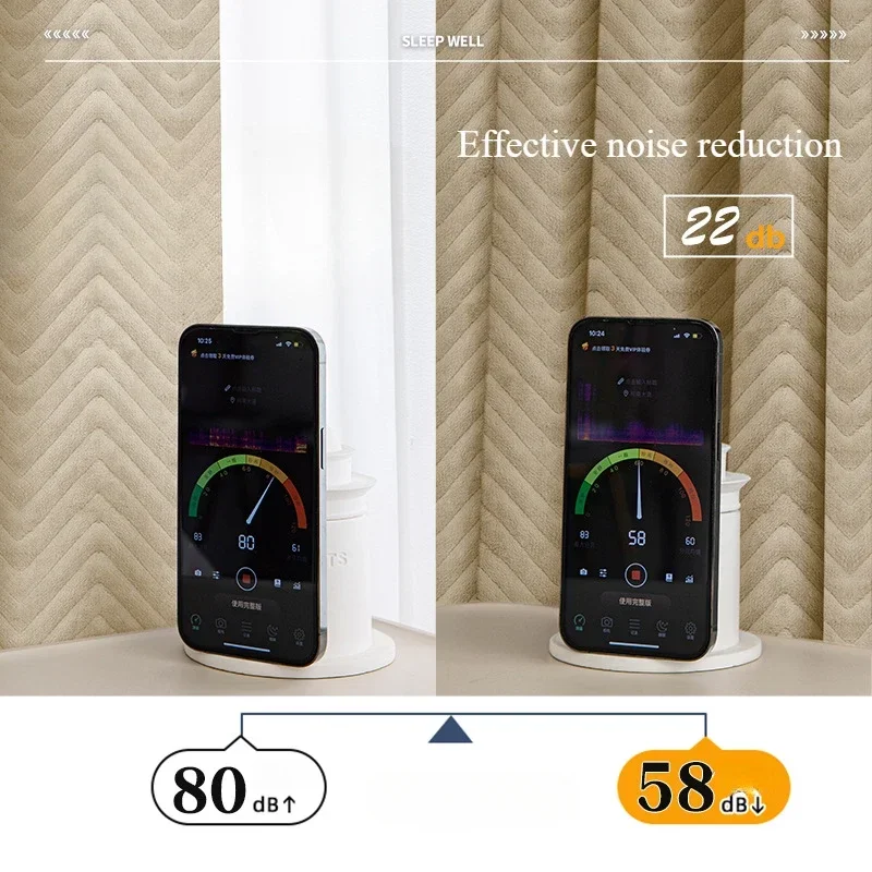 ستارة دافئة عازلة للصوت ومقاومة للبرودة لغرفة النوم وغرفة المعيشة، فائقة الاحترافية لامتصاص الصوت، تظليل كامل ومقاوم للرياح