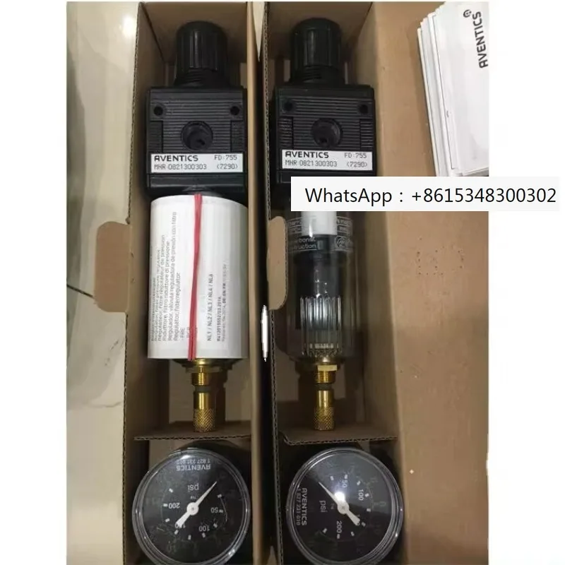 new original Aventics Filter pressure regulator, Series NL2-FRE 0821300303 NL2-FRE-G014-GAU-100-PNB-AO-05,00 1PCS