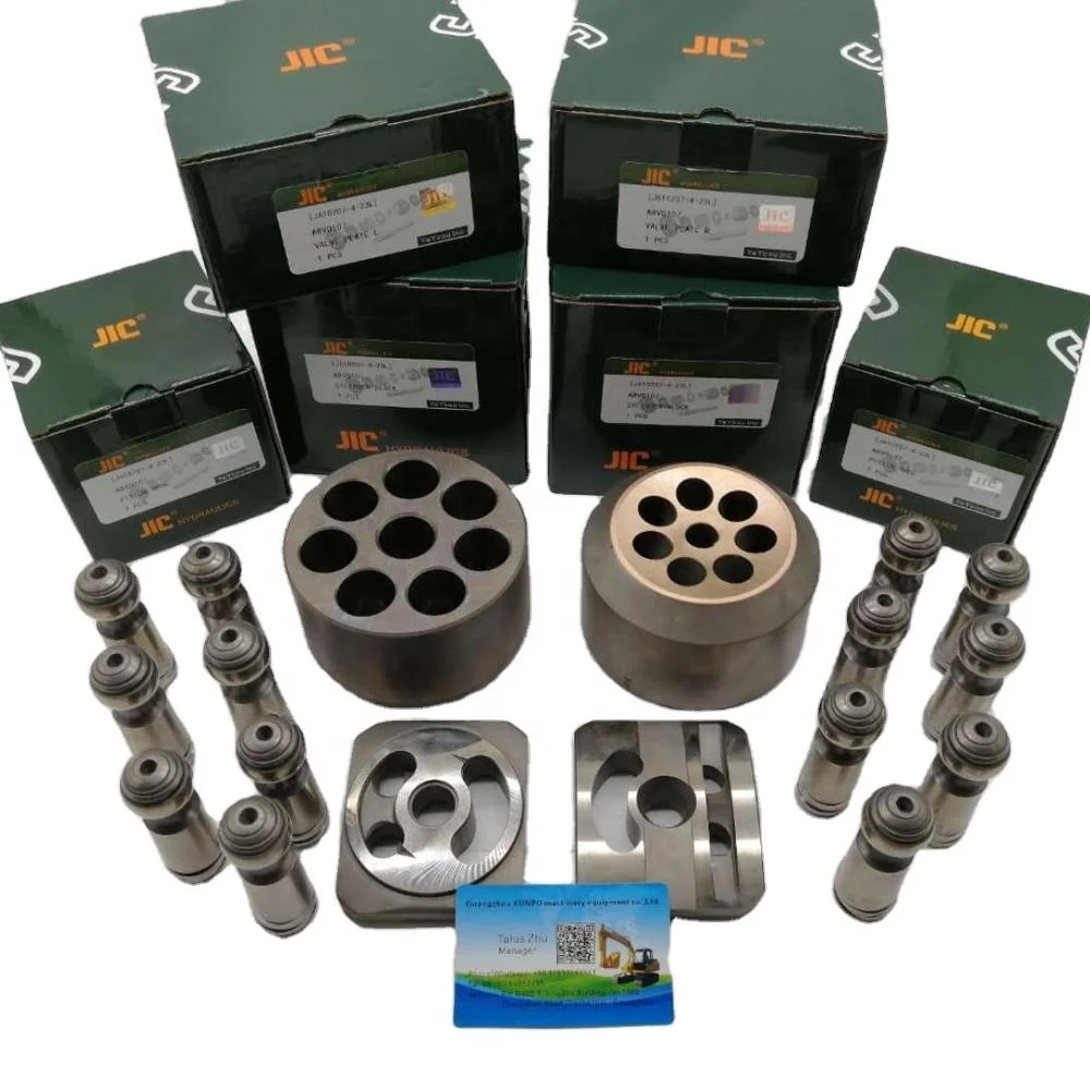 A8VO107 Hydraulic Pump Parts E320B E325B Excavator Main Pump Cylinder Block Valve Plate Plunger