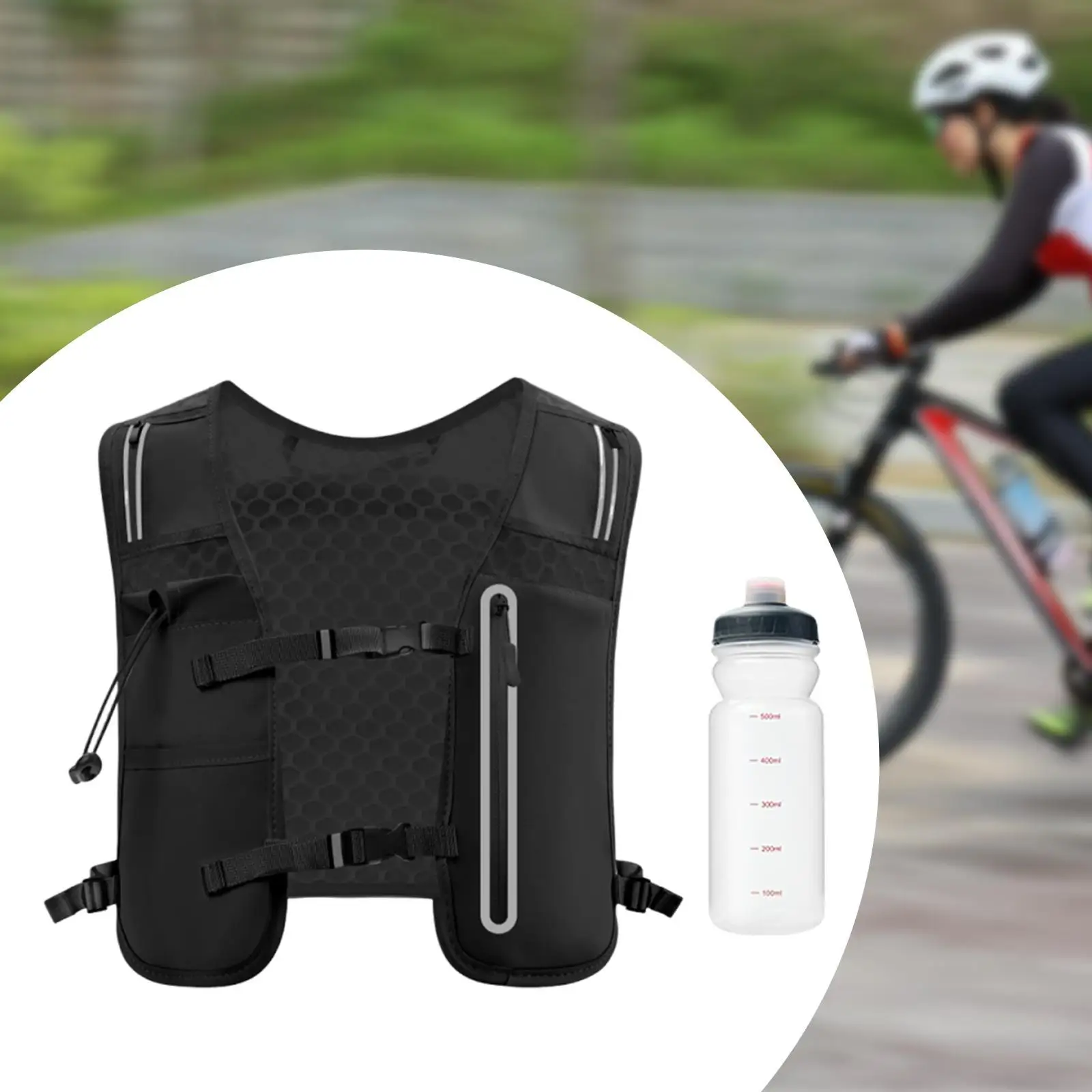 

Hydration Vest Rucksack Outdoor Sport Bag for Mountaineering Jogging Hiking