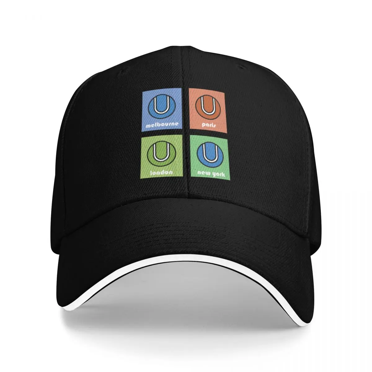 

Tennis grand slam cities Baseball Cap Dropshipping Hood Snapback Cap Men Women's