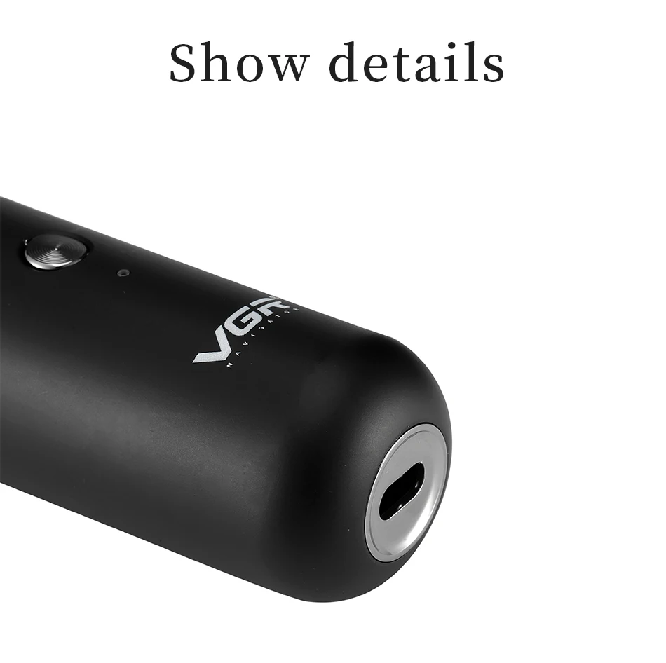 VGR Shaver Electric Razor Professional Shaving Machine Waterproof Beard Trimmer Floating Trimmer Razors for Shaving Men V-317