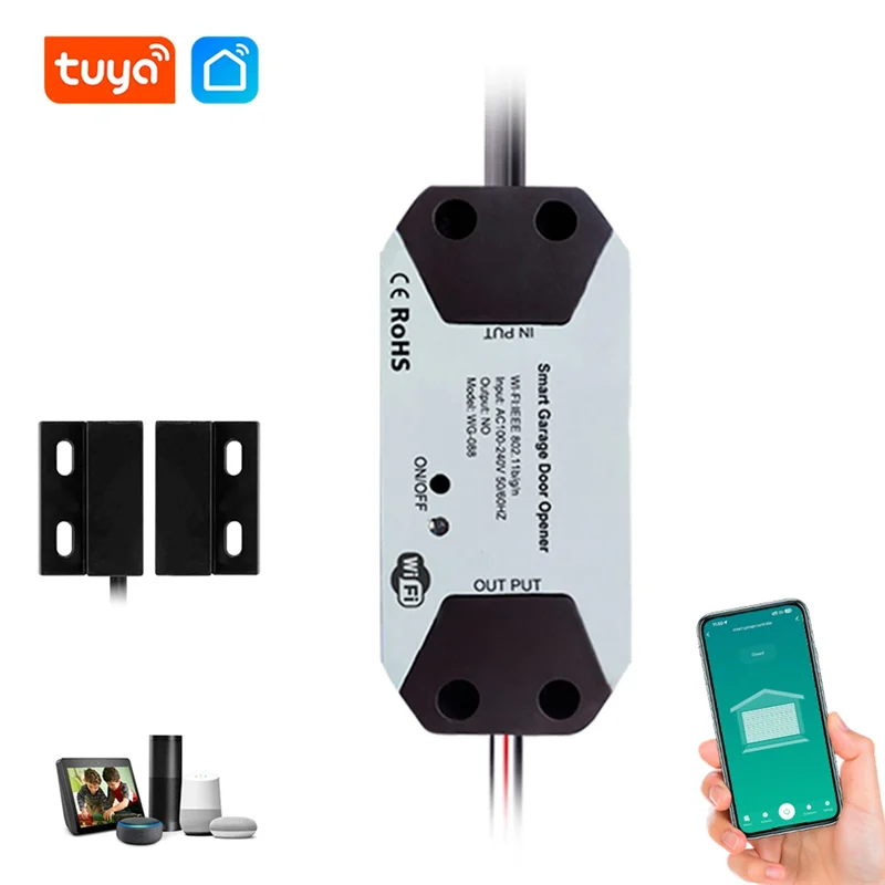 ПОЛНЫЙ контроллер гаражных ворот, устройство открывания дверей, автоматический Wi-Fi, умный дом, вилка европейского стандарта