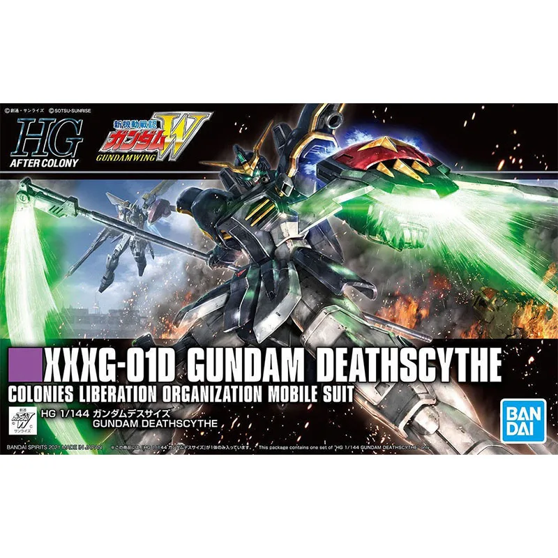 Bandai HG 1/144 Wing Zero Deathscythe Heavyarms Sandrock Shenlong Altron Gundam W Anime Figure Robot Assembly Plastic Model Kit view 2