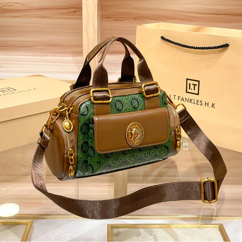 

Fashionable Women's Bag luxury HandBag 2024 New Genuine leather Women's Bag High-Quality Shoulder Crossbody Bag