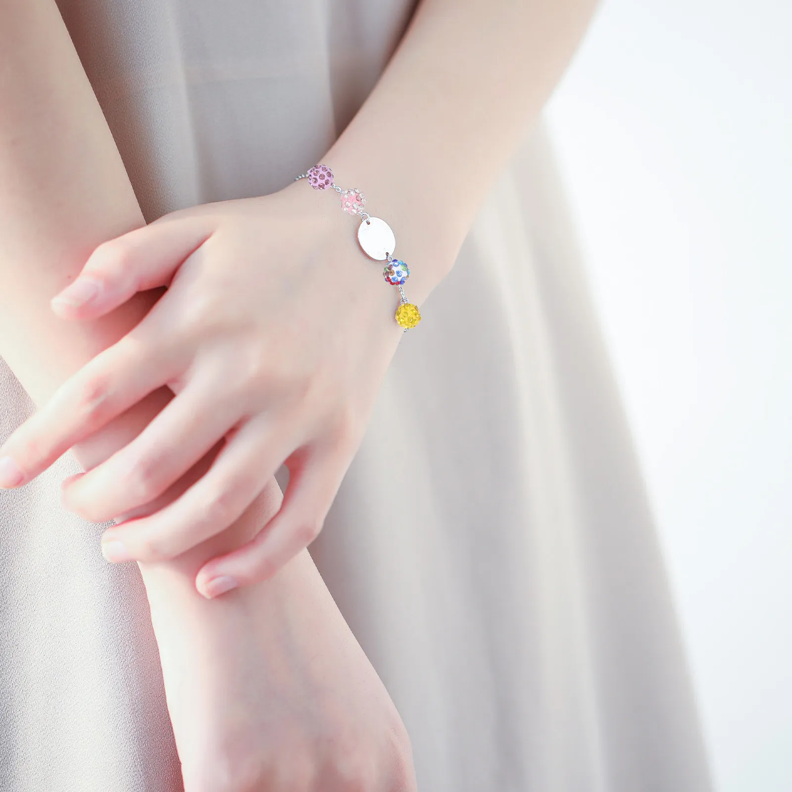 

100 шт. рассыпных бусин для рукоделия, украшений, браслетов, с бриллиантовой огранкой, разделительные бусины, аксессуары для декора ручной работы