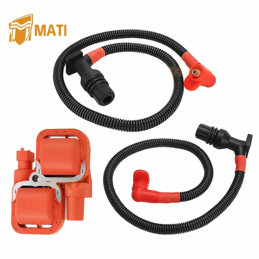 4010425 Ignition coil + Spark plug Wire Cap For Polaris Ranger 800 XP/Crew RZR 800 S/4 2011-2016
