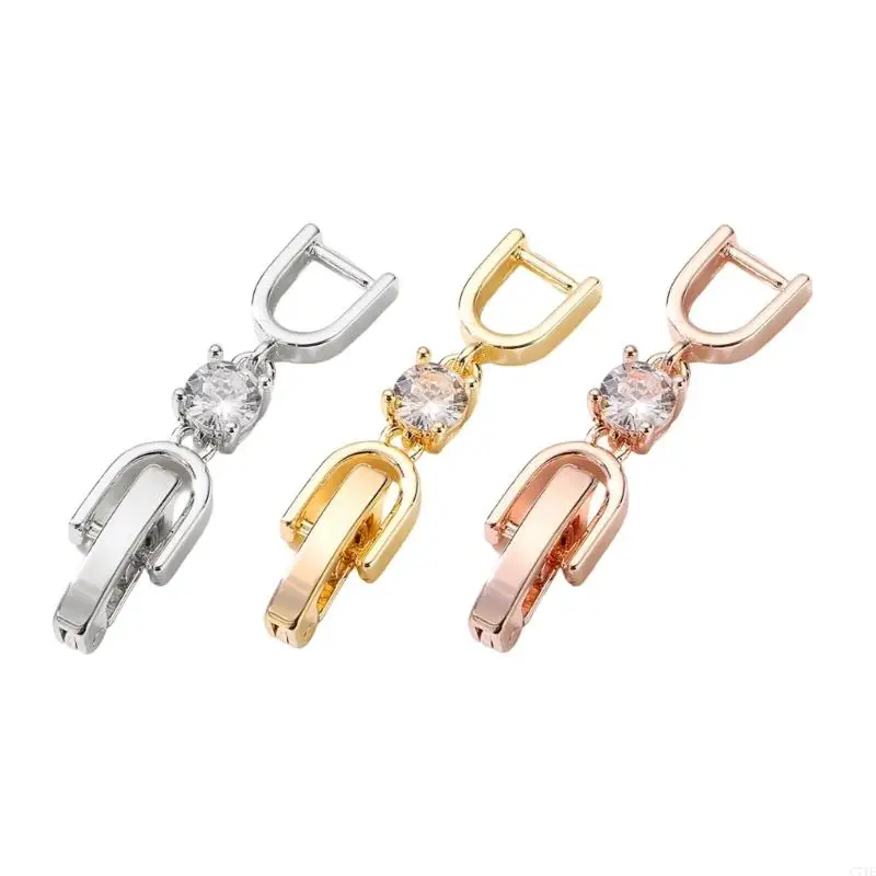  Set of 3 Jewelry Extender Set with Premium Metal Finish Clasp Extenders for Lengthening Chains Necklaces Bracelets
