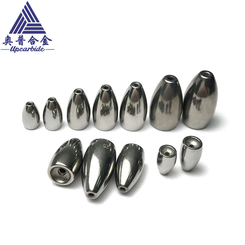 7g-63g Bullet Worm Flipping Weights for Bass Fishing Texas and Carolina Saltwater Fishing Tackle Tungsten Fishing Weight sinker