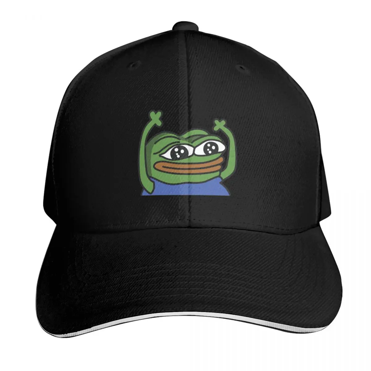 HYPERS Emote High Quality Baseball Cap Contrast Two Tone Brim Snapback Flat Bill Strapback Dad Hat