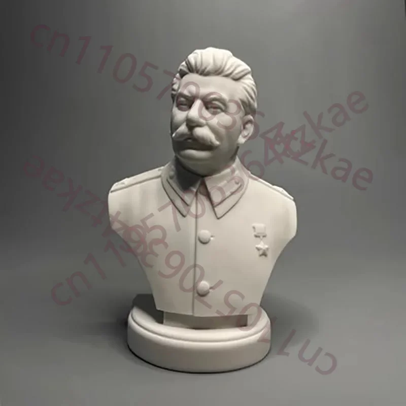 Stalin-Soviet Model Gypsum Figure Sculpture, Great Sculpture, Office, Study, Wine Cabinet, Art Decoration