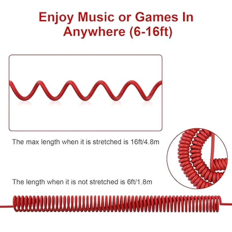 كابل سماعة الرأس المحمول خط سلك الصوت لـ 700 45 QC35 QC35ii QC25 OE2 OE2i مع مقبس 3.5 مللي متر دروبشيب