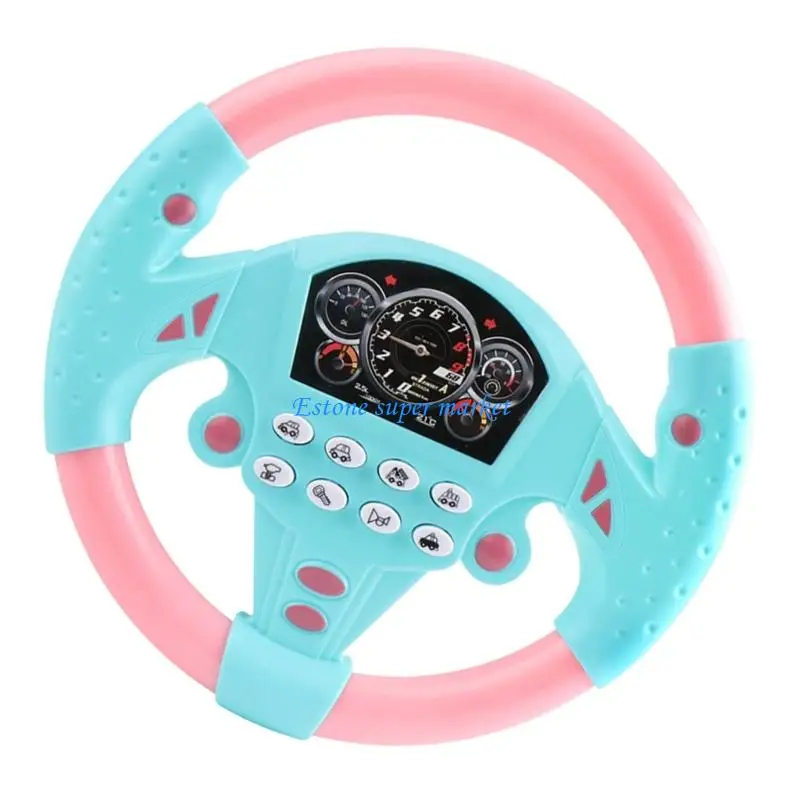 090B Đồ chơi lái xe lái xe hơi trẻ với âm nhạc và âm thanh Fine Motor Skill Toy