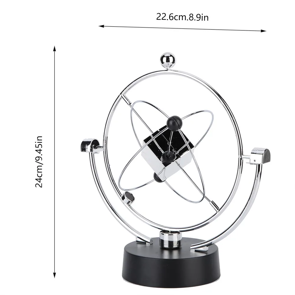 Newton Slinger Balansbal Roterende Perpetuum Motion Fysische Wetenschap Slinger Speelgoed Fysica Tuimelaar Ambachtelijke Huisdecoratie