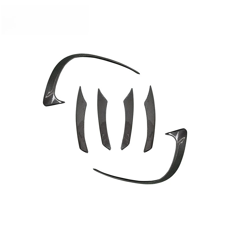 

Carbon fiber front bumper, wind knife spoiler, fog lights, wind knife trim accessories