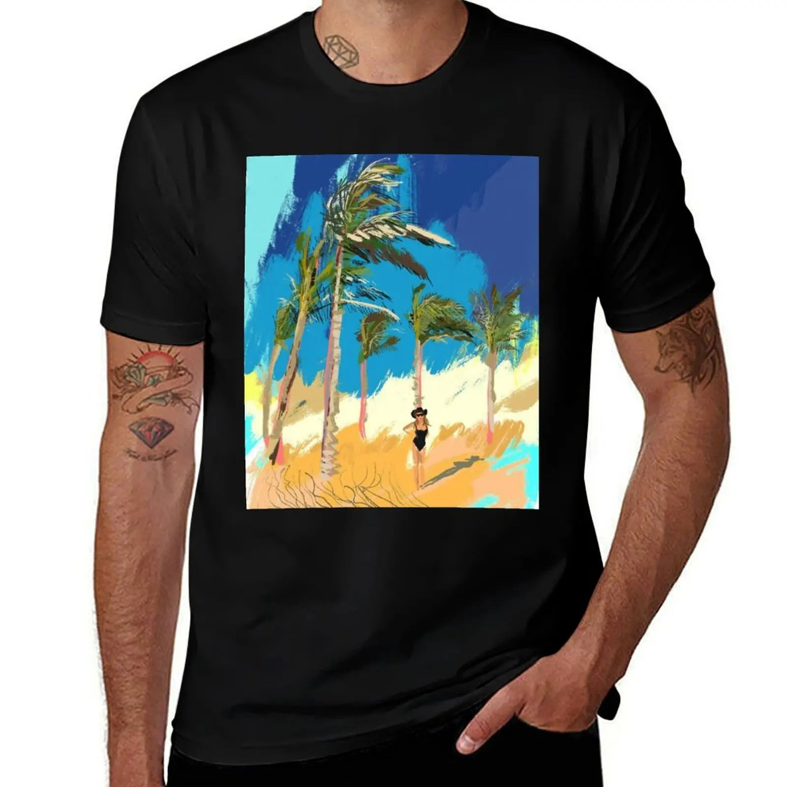 

Golden Hour on Rossignol lShore T-Shirt quick-drying funny gifts Man t-shirt clothing for men