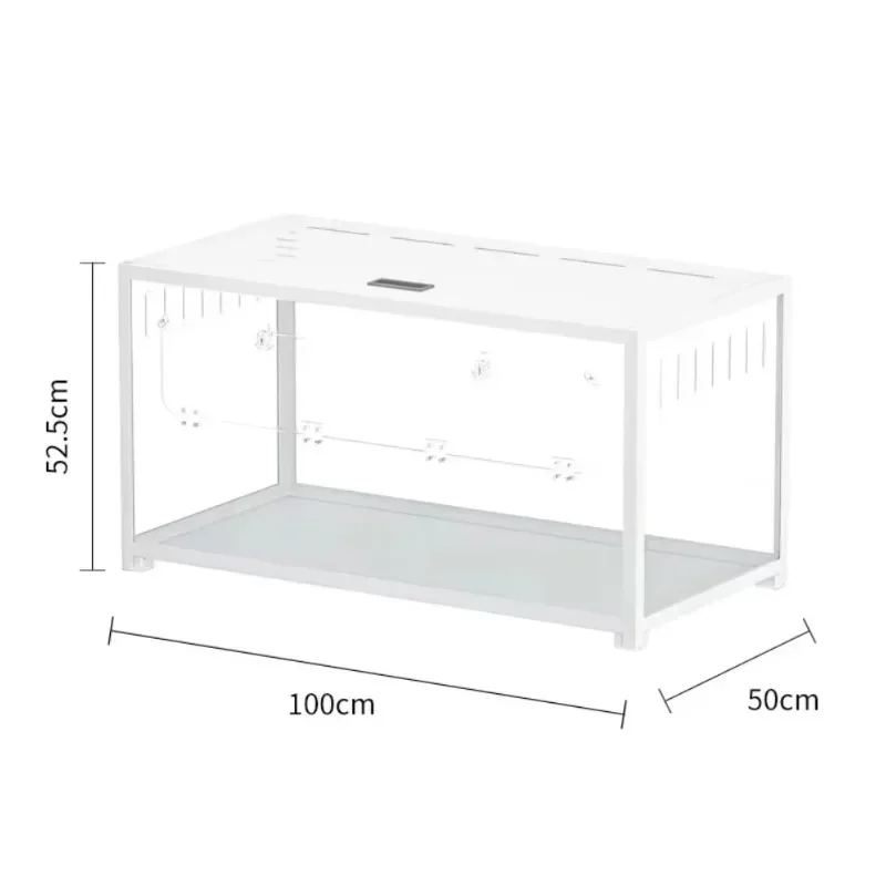 Jaula grande transparente de lujo para animales pequeños, caja nido acrílica para mascotas, hámster, tortuga, serpiente, conejillo de indias, gato