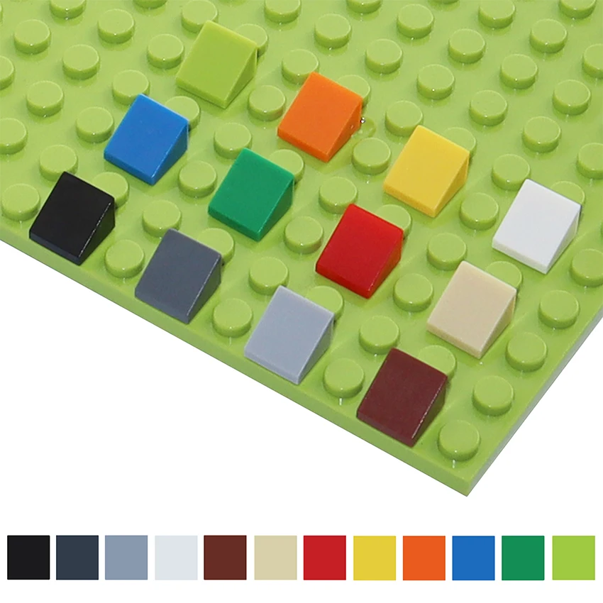 

100/200PCS Slope 30° 1x1x2/3 MOC Assemble Particles 54200 50746 Smooth Bevel Bricks 1x1 DIY Building Blocks Educational Toys