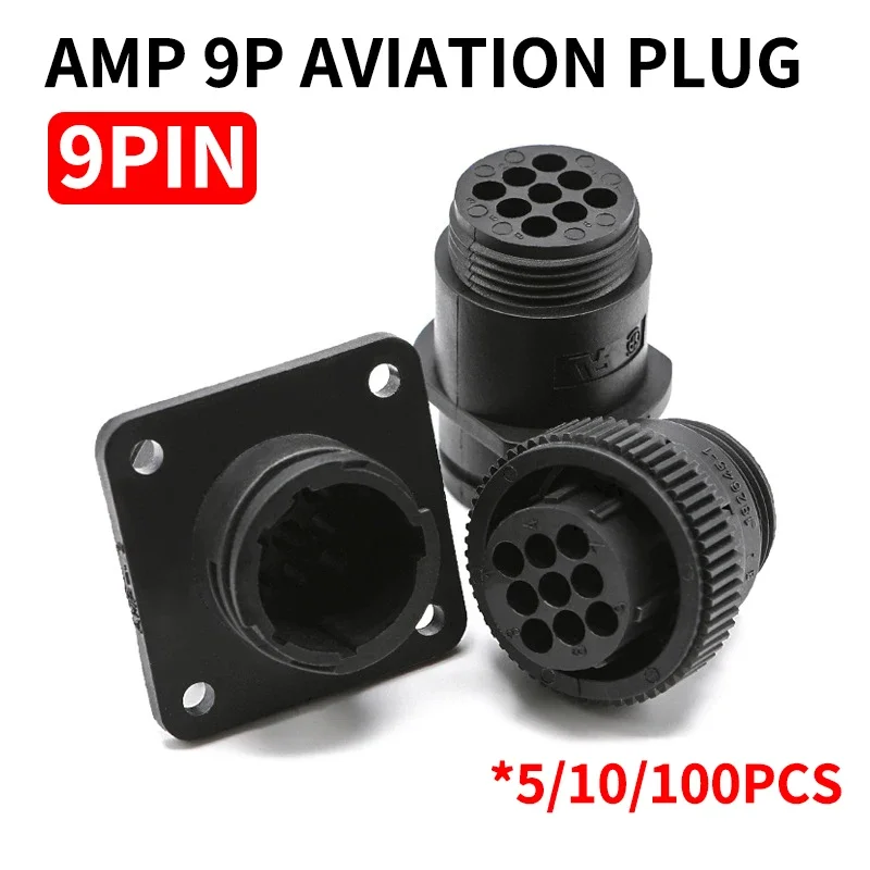 5/10/100 PCS 9Pin AMP/TE type 182649-1 206043-1 auto sensor plug connector for SMEMA Car,14P plug with Pin