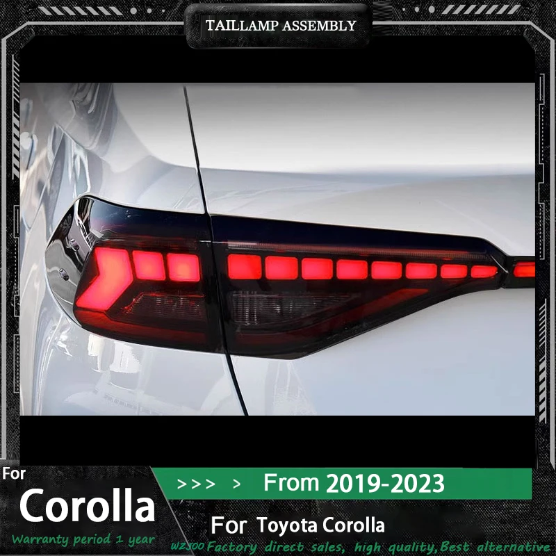 

Car Lights for Toyota Corolla Led Tail Lamp 2019 2020-2021 2022 2023 Tail Light Dynamic Signal Rear Automotive Accessories